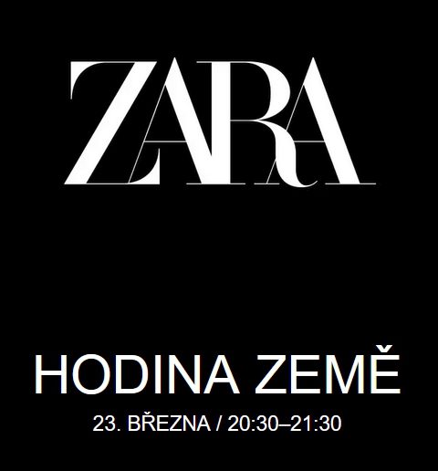 ZARA: HODINA ZEMĚ na Pražských Příkopech