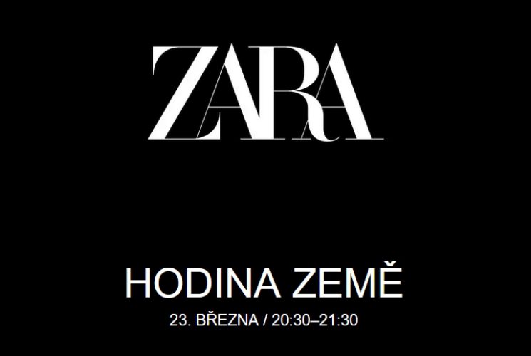 ZARA: HODINA ZEMĚ na Pražských Příkopech