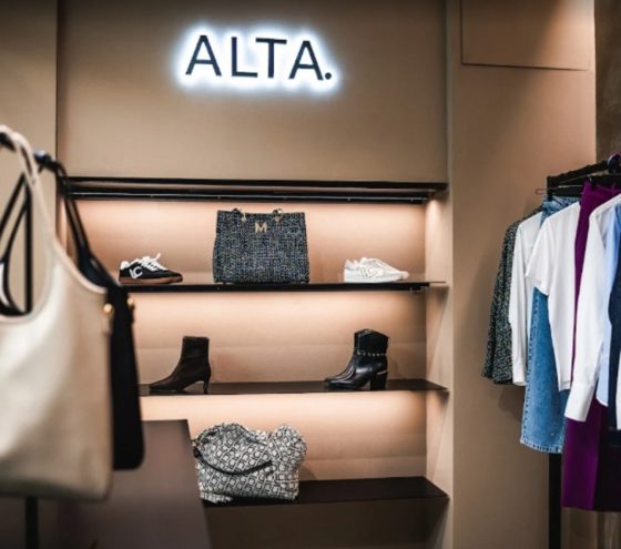 Butik ALTA. v pasáži Slovanského domu