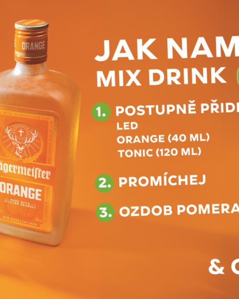 Zlatokopka: Jednoduchý drink od Jägermeister Orange