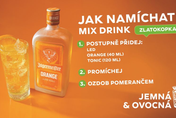 Zlatokopka: Jednoduchý drink od Jägermeister Orange