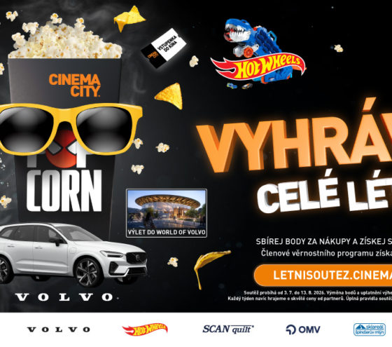 Léto v kině Cinema City a šance na Volvo