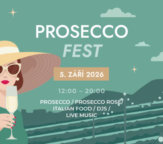 PROSECCO FEST 2026: Italská dolce vita ovládne Svatováclavskou vinici pod Pražským hradem již v sobotu 5. září