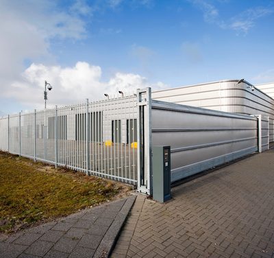 Well secured metal industrial building