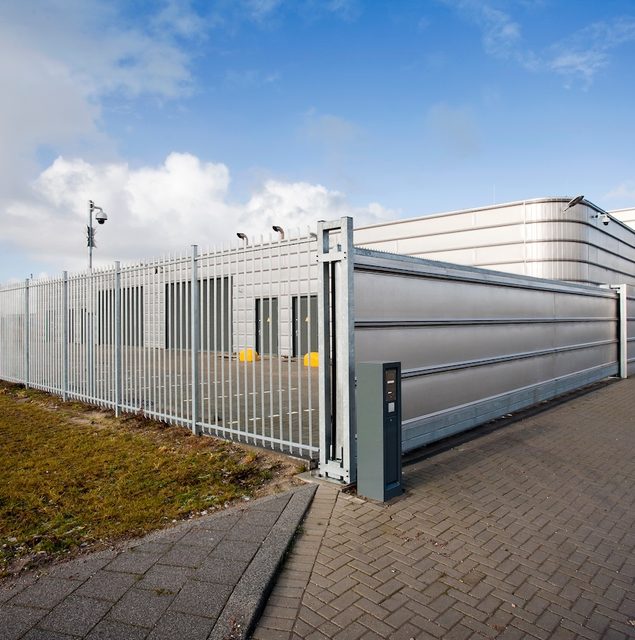 Well secured metal industrial building