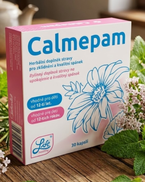 Dopřejte si klidnější večer. Calmepam a prostor pro regeneraci